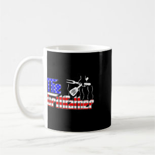 The Grill-father 4th Of July Funny Grilling Bbq Am Coffee Mug