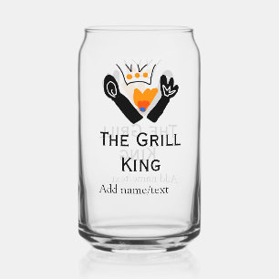 The grill master add name text cooking best barequ can glass