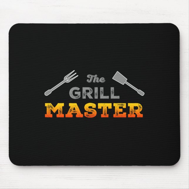 The Grill Master Pit Boss Bbq Mouse Pad (Front)