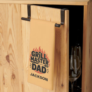 The Grill Master Tea Towel