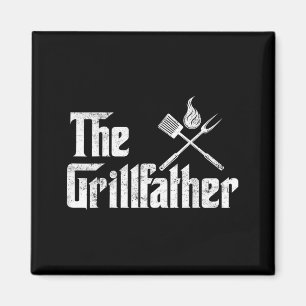The grillfather bbq grill & smoker _ barbecue magnet