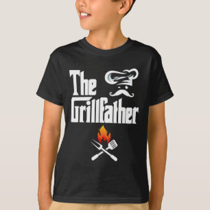 The Grillfather Bbq Grill And Smoker Graphic Tees 