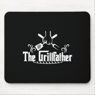 The Grillfather Bbq Grill And Smoker Rbecue Chef G Mouse Pad