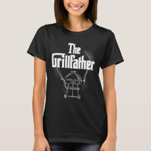 The Grillfather Bbq Grill Smoker Rbecue Grilling T-Shirt