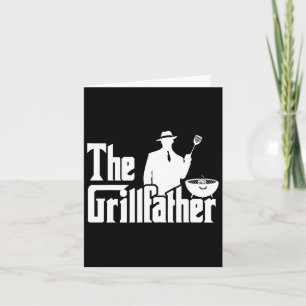 The Grillfather Funny Bbq Design For Dads Card