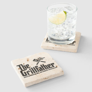 The Grillfather Stone Coaster