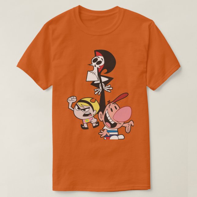 The Grim Adventures of Billy and Mandy T-Shirt (Design Front)