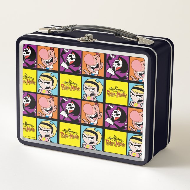 The Grim Adventures of Billy & Mandy Character Art Metal Lunch Box (Front)