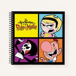 The Grim Adventures of Billy & Mandy Character Art Notebook