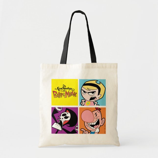 The Grim Adventures of Billy & Mandy Character Art Tote Bag (Front)