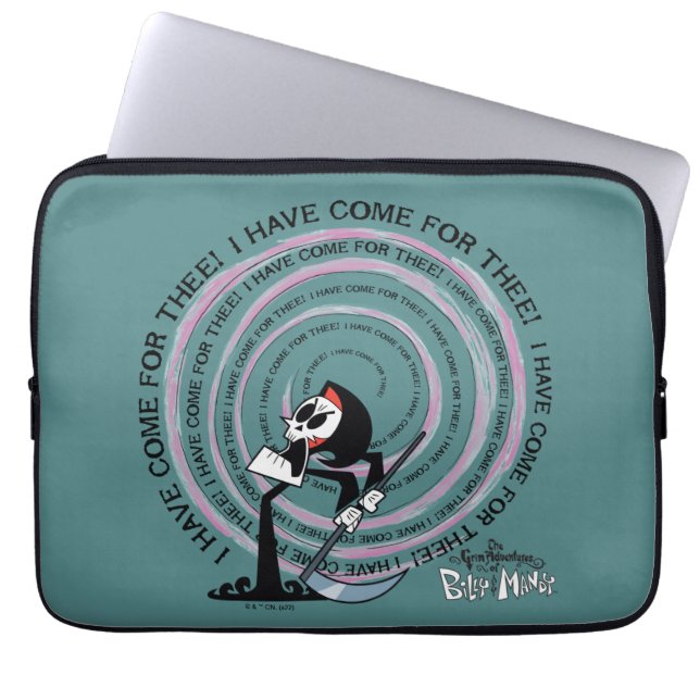 The Grim Adventures of Billy & Mandy - Reaper Laptop Sleeve (Front)
