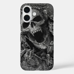 The Grim Beauty, Death Skeleton iPhone 16 Case