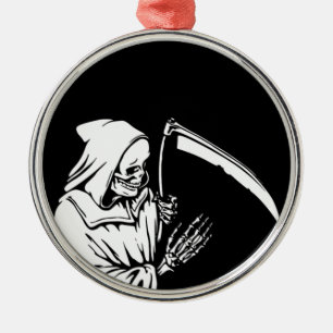 The Grim Reaper or Death Metal Tree Decoration