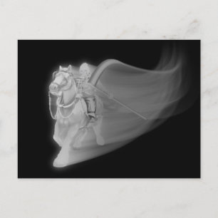 The Grim Reaper Rides Again Postcard