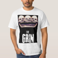 The Grin - Creepy Multi-Face Smile Illustration