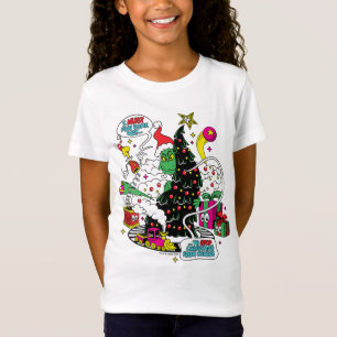 The Grinch Colorful Christmas Graphic T-Shirt