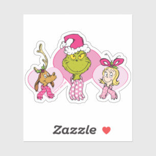 The Grinch Crew in Pink Valentine's Portrait