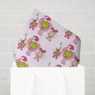 The Grinch Crew in Pink Valentine's Portrait Tissue Paper
