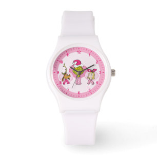 The Grinch Crew in Pink Valentine's Portrait Watch