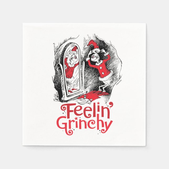 The Grinch | Feeling Grinchy Napkin (Front)
