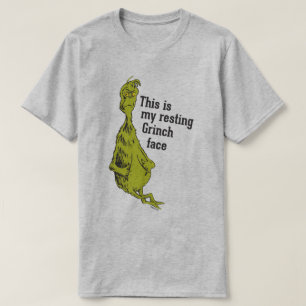 The Grinch Funny Resting Grinch Face T-Shirt
