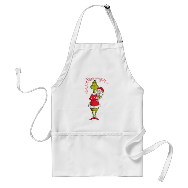 The Grinch Holds Cindy Lou Who Standard Apron (Front)