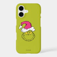 The Grinch in Pink Santa Hat