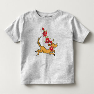 The Grinch   Max Christmas Pointsettia Toddler T-Shirt