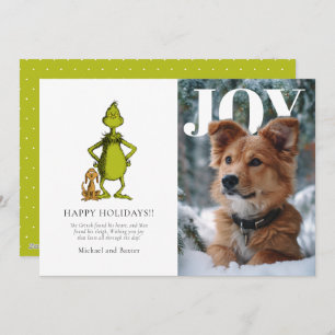The Grinch & Max Personalized Photo Holiday Card