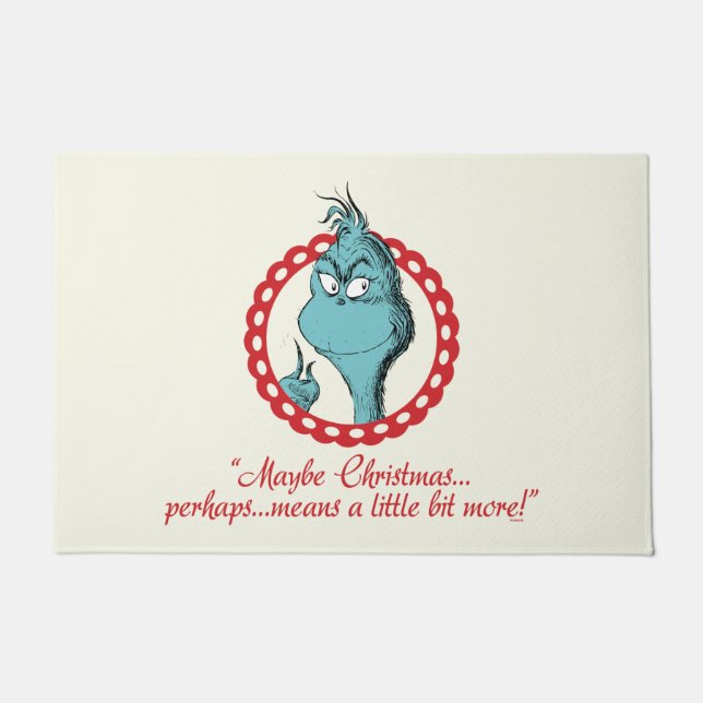 The Grinch | Maybe Christmas… Doormat (Front)