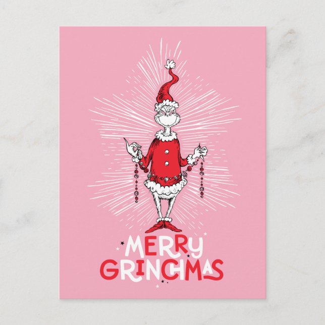 The Grinch | Merry Grinchmas Postcard (Front)