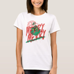The Grinch Merry Merry Grunge Graphic T-Shirt