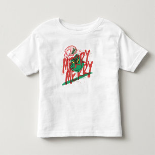 The Grinch   Merry Merry Grunge Graphic Toddler T-Shirt