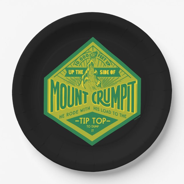The Grinch | Mount Crumpit Paper Plate (Front)