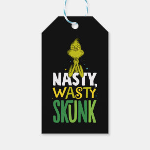 The Grinch Nasty Wasty Skunk Gift Tags