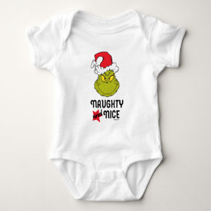 The Grinch Naughty and Nice Baby Bodysuit