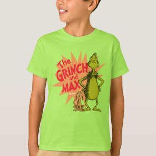 The Grinch   The Grinch & Max Starburst T-Shirt