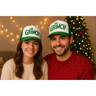 💚 the grinch  trucker hat