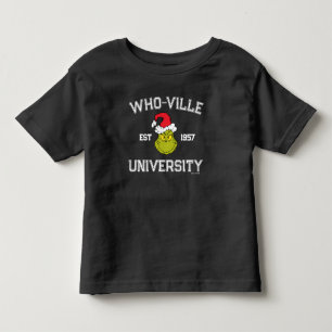 The Grinch   Whoville University Est 1957 Toddler T-Shirt