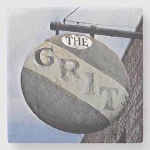 The Grit Athens Georgia Marble Stone Coaster. Coaster