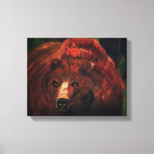 THE GRIZZLY BEAR canvas