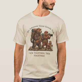 The Grizzly Trek - Personalised Family Adventure T-Shirt
