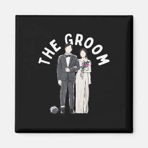 The Groom Bachelor Group Wedding Proposal Stag Par Magnet