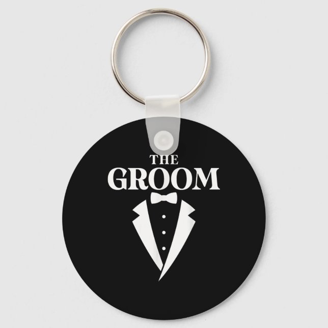 The Groom - Bachelor Party  Key Ring (Front)