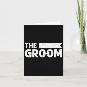 The Groom Bachelor Party Stag Groomsmen Wedding Te Card