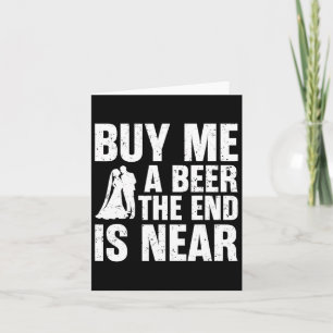 The Groom Bachelor Supplies Party Wedding Card