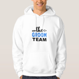 The Groom Crew Blue Hoodie