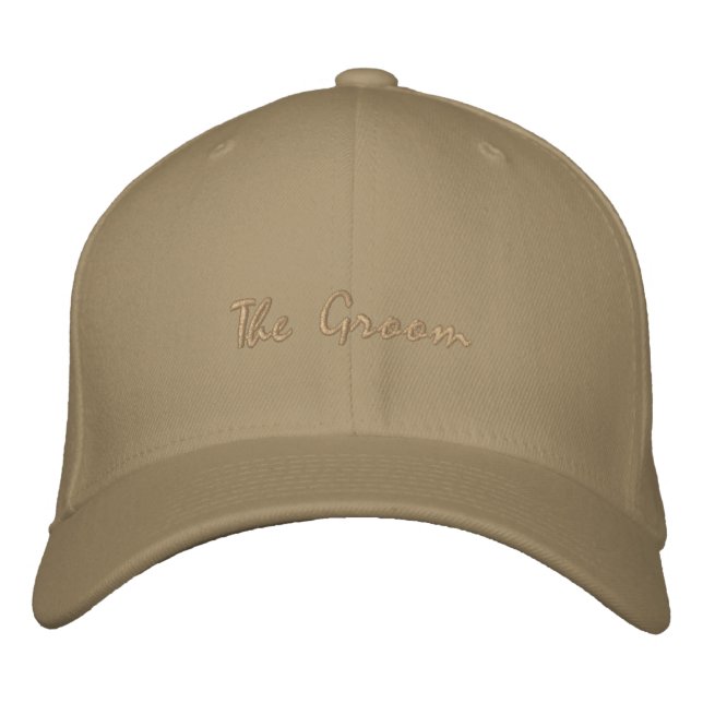 The Groom Embroidered Hat (Front)