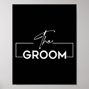 The Groom I Do Crew Bachelor Wedding Party Matchin Poster