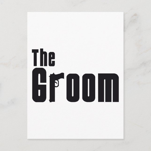 The Groom (Mafia) Postcard (Front)